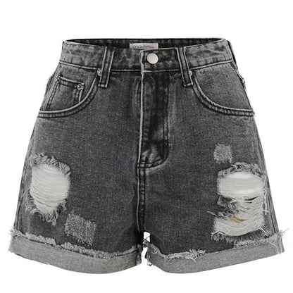 Sun Moon Denim Shorts