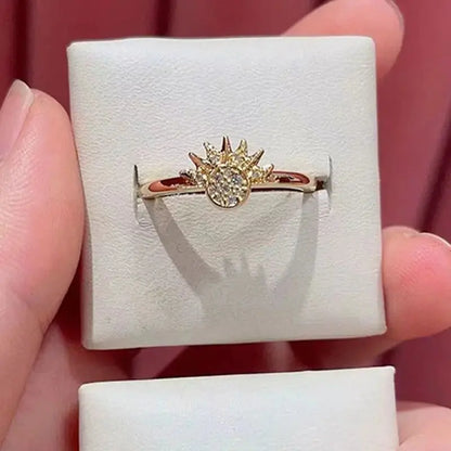 Sun and Moon Couple Ring