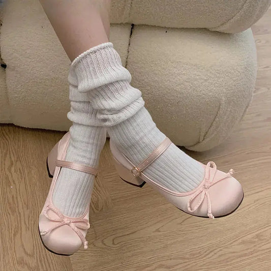 Sweet Ballet Bow Shoes