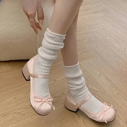 Sweet Ballet Bow Shoes