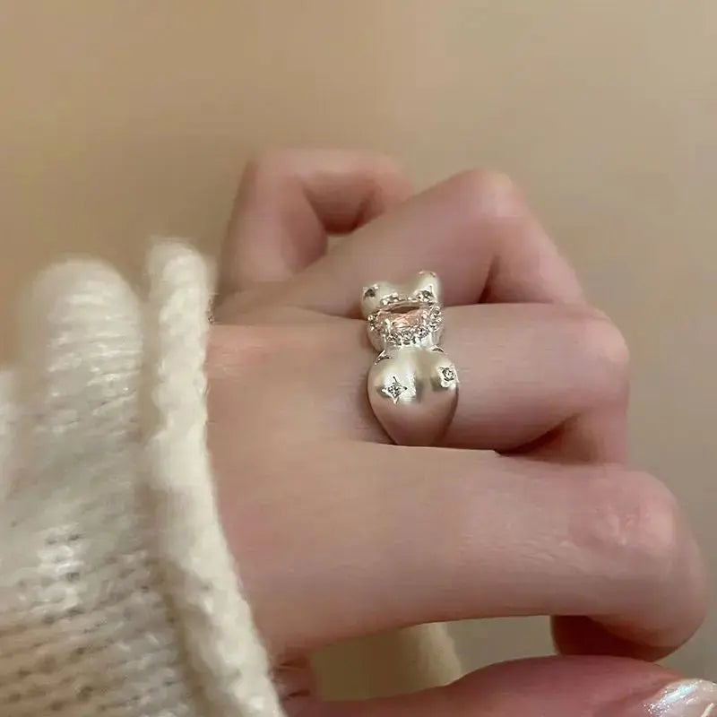 Sweet Bow Open Ring