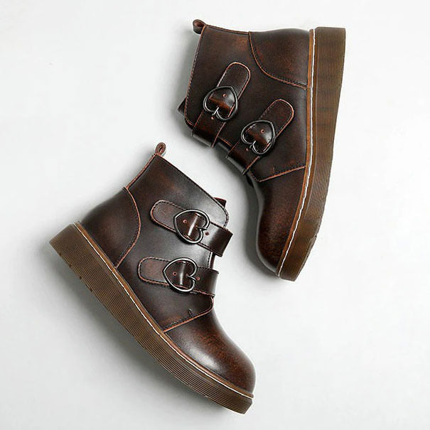 Craft Heart Buckle Boots