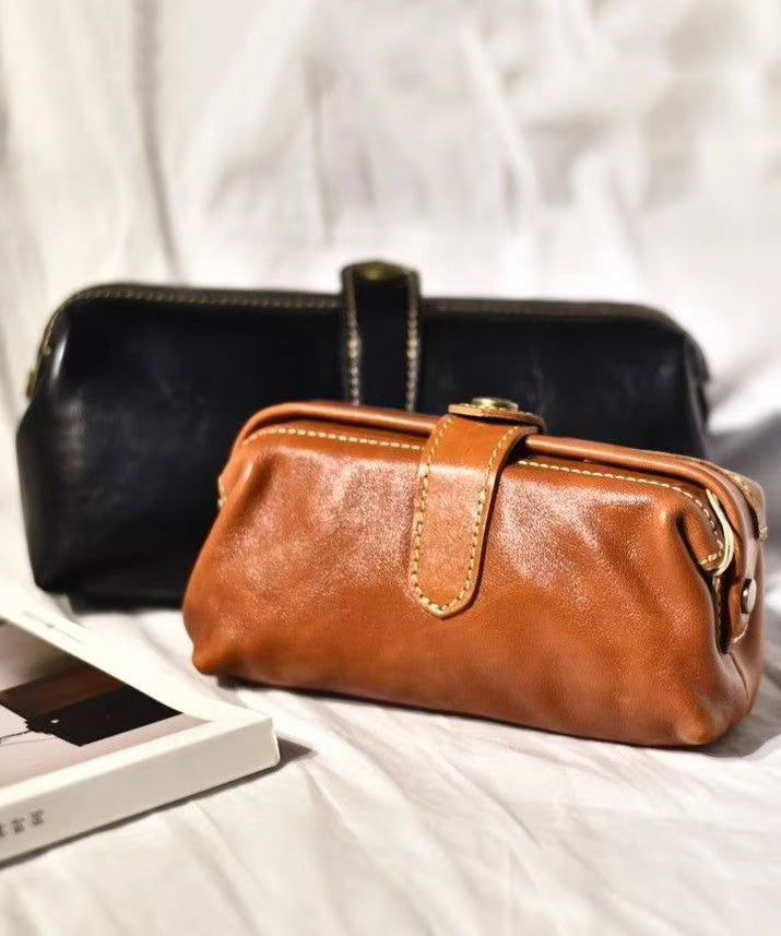 Durable Clutch Vintage Solid Leather