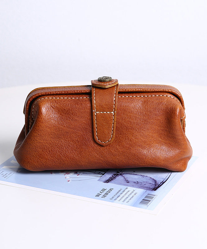 Durable Clutch Vintage Solid Leather