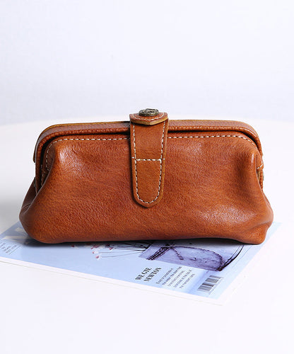 Durable Clutch Vintage Solid Leather