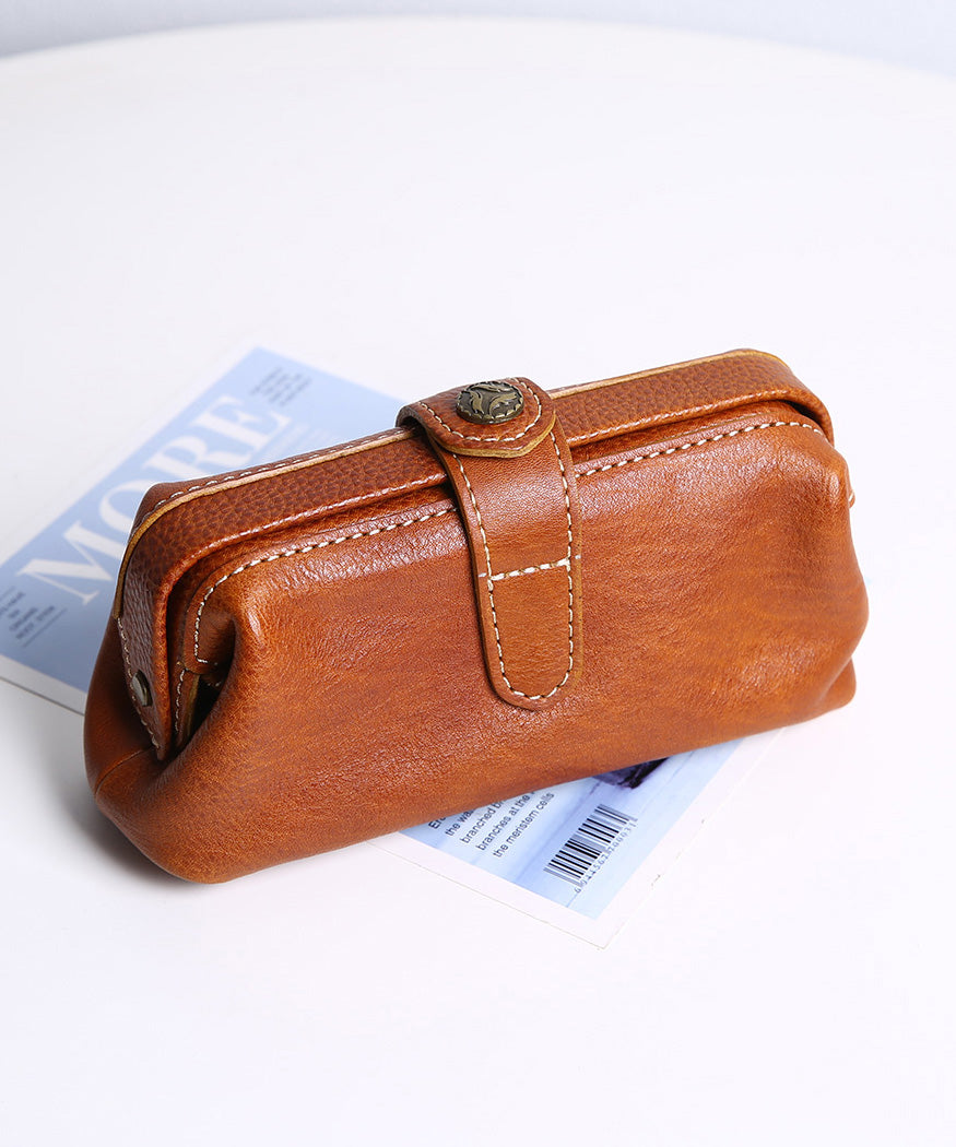 Durable Clutch Vintage Solid Leather