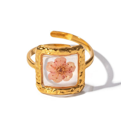 Bagues Fleurs Vintage