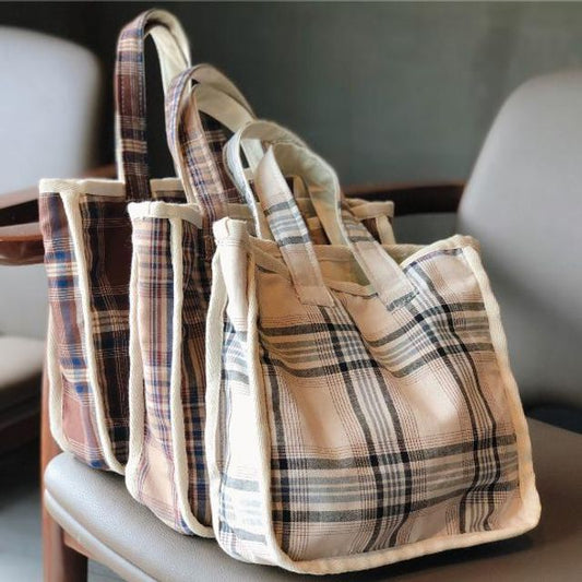 Gingham Lunch Bag