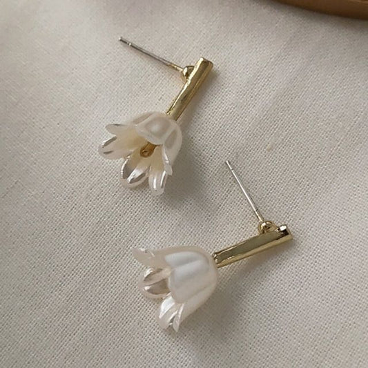 Sterling Silver Flower Stud Earring Egirldoll