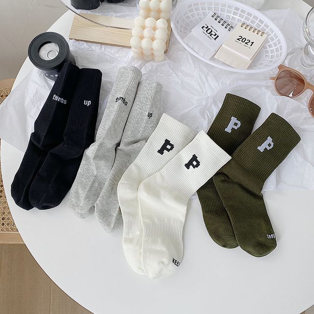 Lettering Socks – Wonderland Case