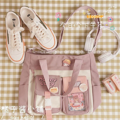 PVC Panel Canvas Tote Bag