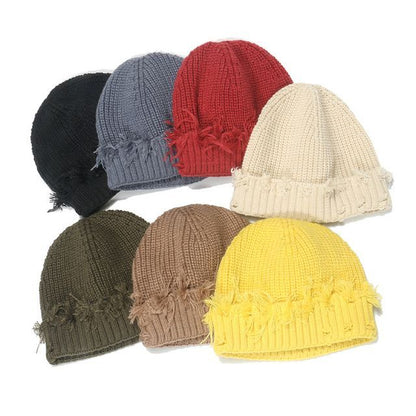 Beanie Knit Distressed
