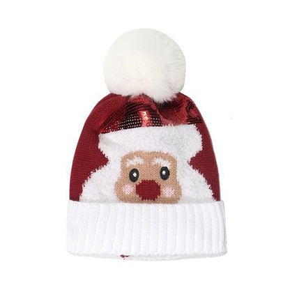 Christmas Pom Knit Beanie