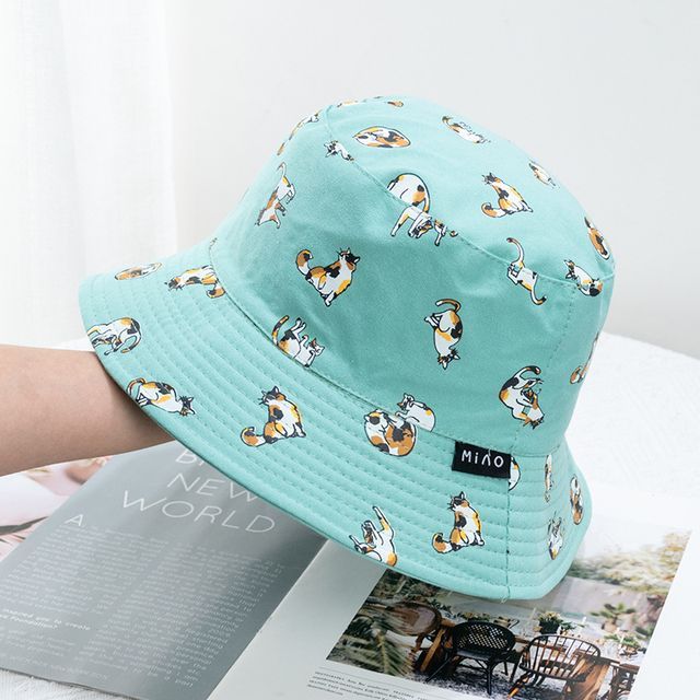Bucket Cat Hat Reversible
