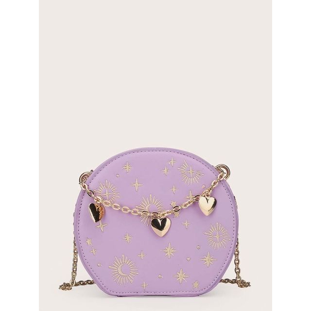 Bag Embroidered Crossbody Chain