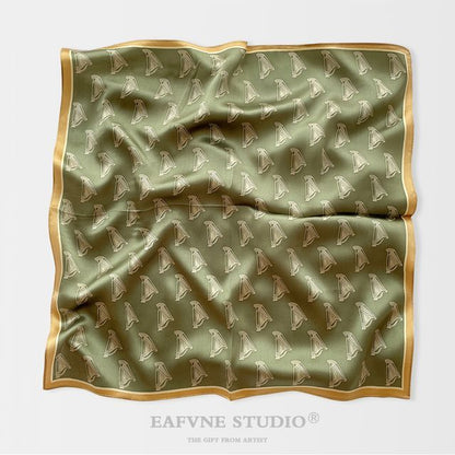 designs) Scarf Silk Print (various