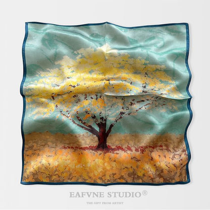 designs) Print Silk (various Scarf