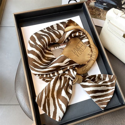 (various Scarf designs) Print Silk