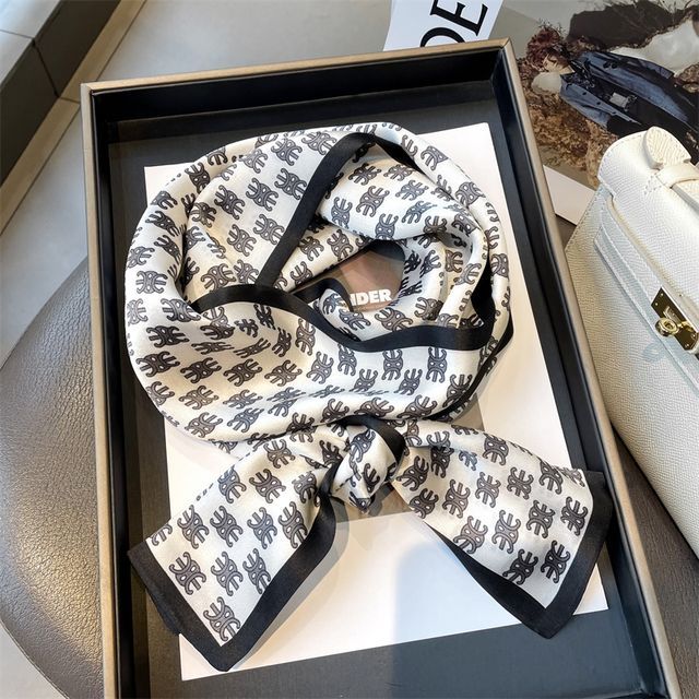 (various Scarf designs) Print Silk