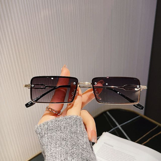 Alloy Rectangle Sunglasses