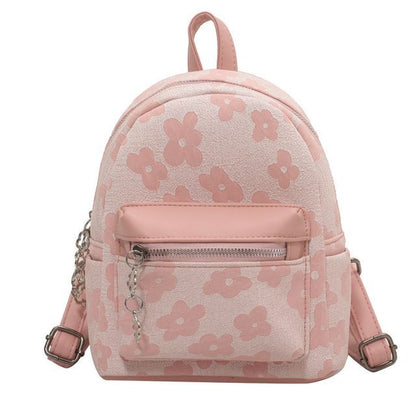 Floral Backpack Zip