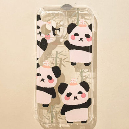 Case Panda Transparent Phone