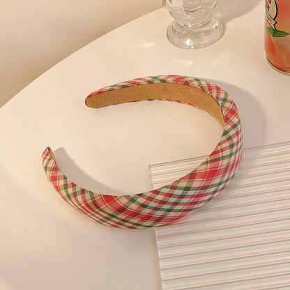 Fabric Argyle Headband