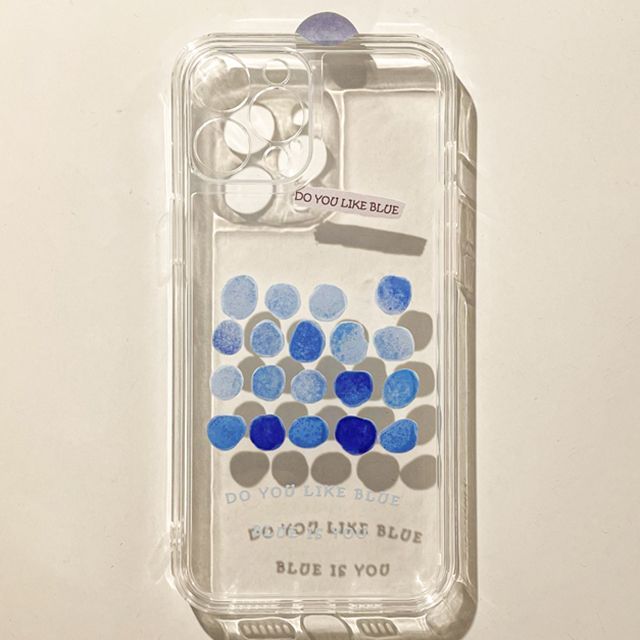 Dotted Transparent Case Phone