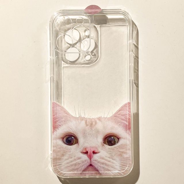 Case Transparent Cat Phone