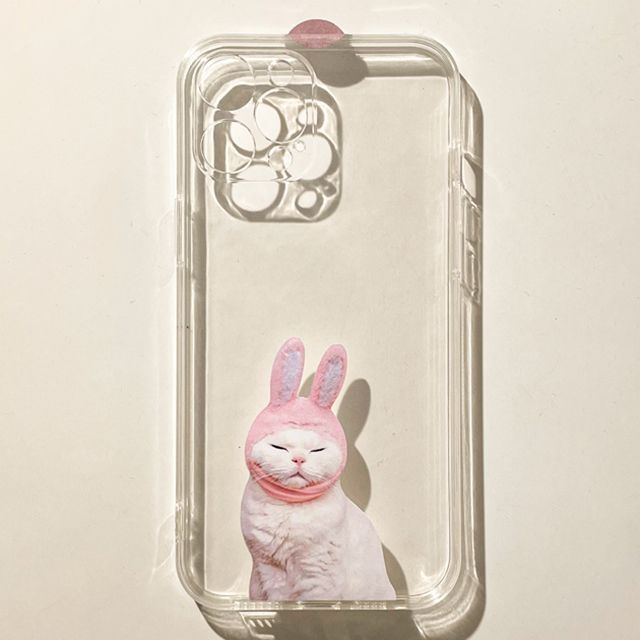 Case Phone Cat Transparent