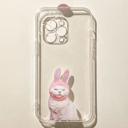Case Phone Cat Transparent