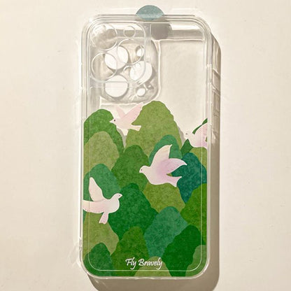 Case Transparent Phone Bird