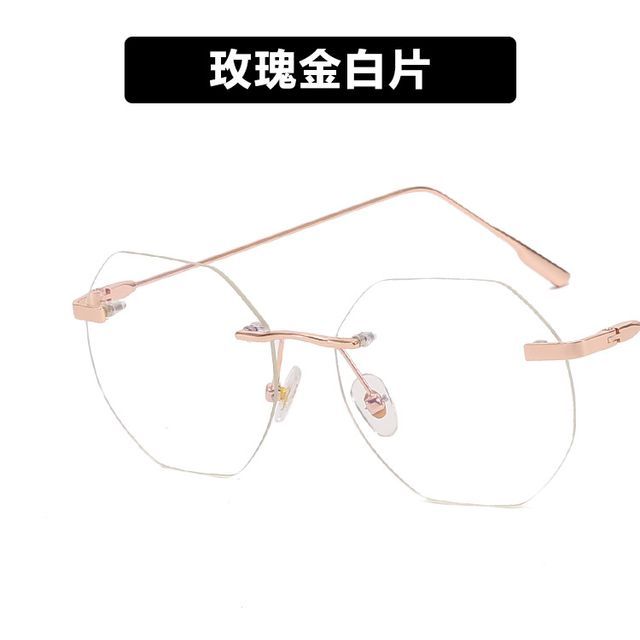 Light Glasses Rimless Filtering Blue