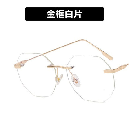 Light Glasses Rimless Filtering Blue