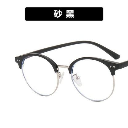 Glasses Blue Round Filtering Light