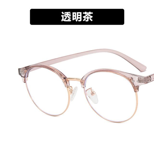 Glasses Blue Round Filtering Light