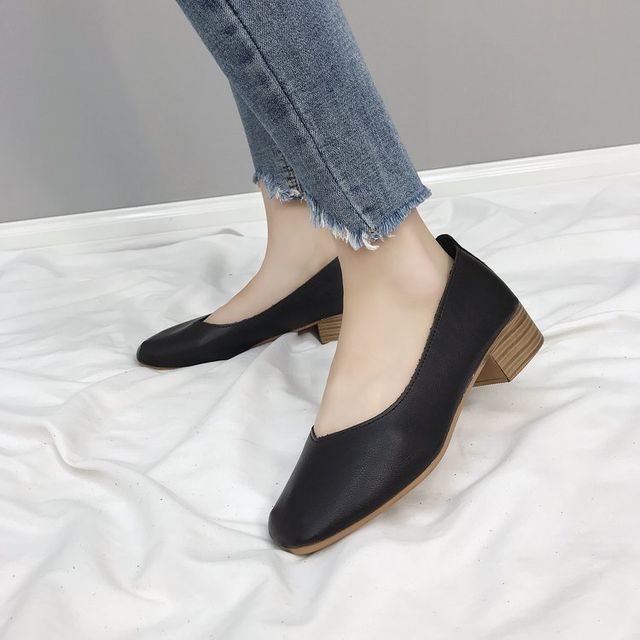 Chunky-Heel Pumps