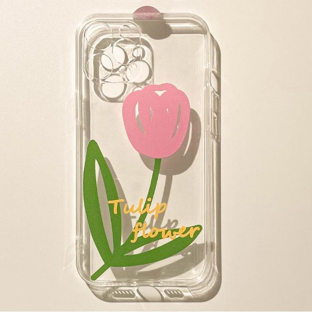 Case Transparent Phone Tulip