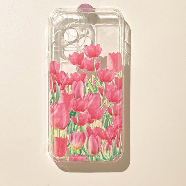 Phone Transparent Case Tulip