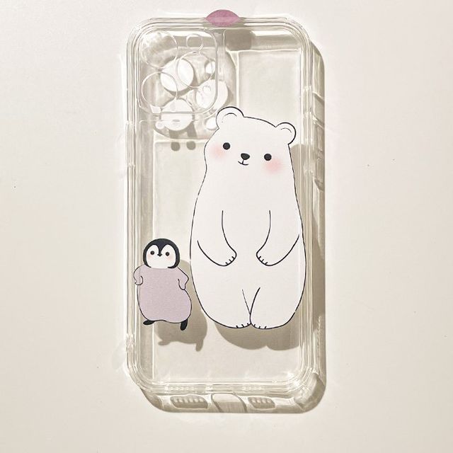 Animal Case Transparent Phone