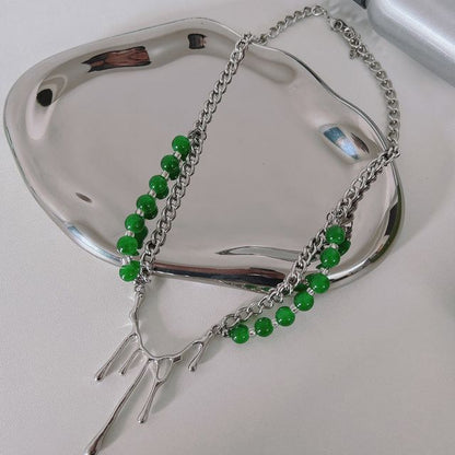 Chain Necklace Beaded