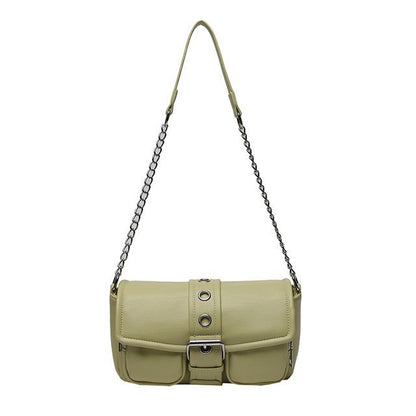 Strap Shoulder Buckled Bag Chain