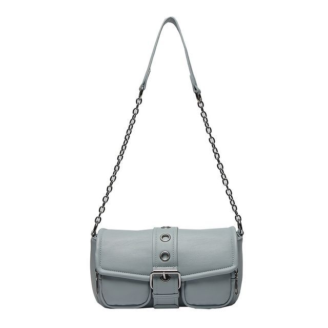 Strap Shoulder Buckled Bag Chain