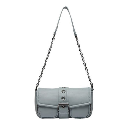 Strap Shoulder Buckled Bag Chain