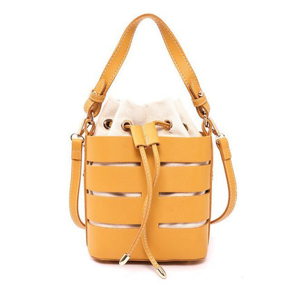 Bag Bucket Leather Faux