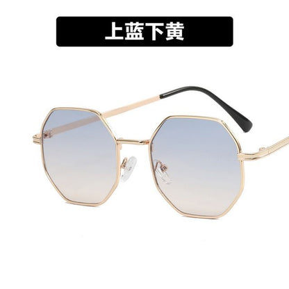 Metal Frame Sunglasses Geometric