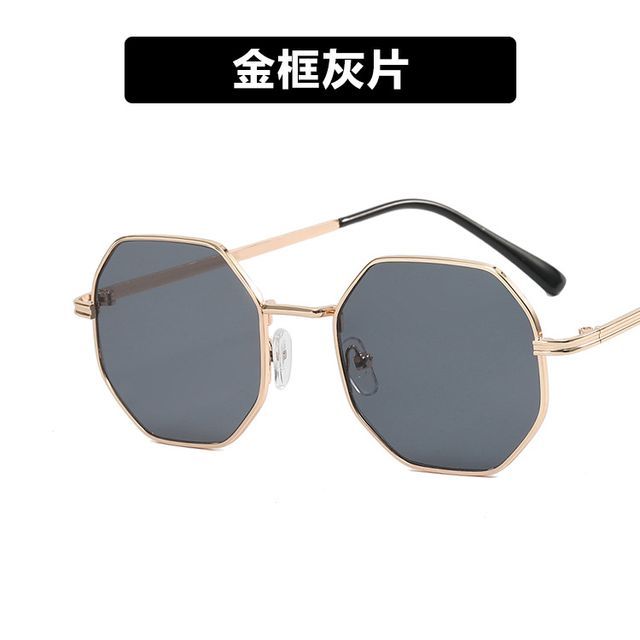 Metal Frame Sunglasses Geometric