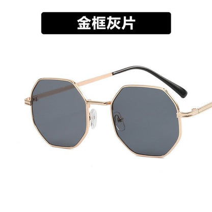 Metal Frame Sunglasses Geometric