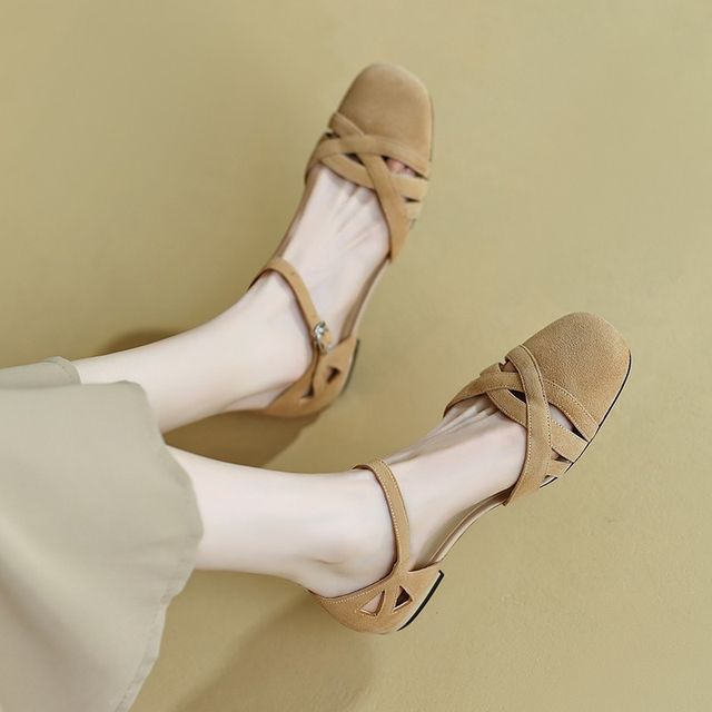 Flats D'Orsay Strap Ankle