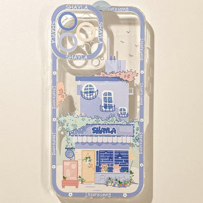 Print Case Phone Transparent House